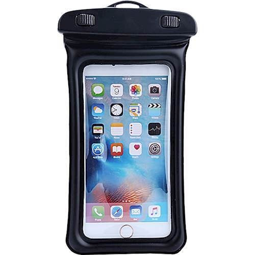 Husa subacvatica Matte Cushion Waterproof Klevo, Snowproof, Universala, cu Snur, pentru telefon sau documente, Negru