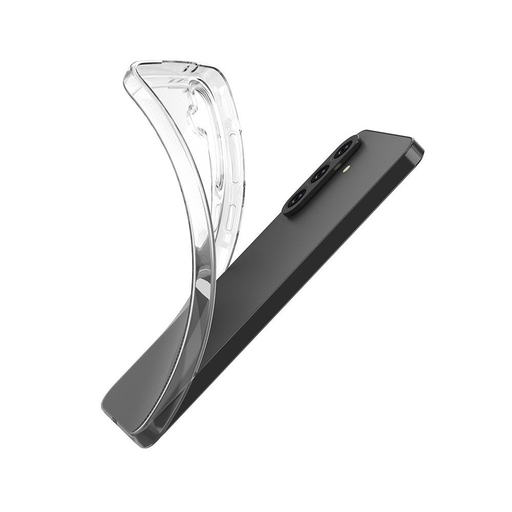 Husa Telefon, Klevo, Compatibila Samsung Galaxy A55 5G, Protect Plus TPU, 0.8-0.9 mm, Transparent