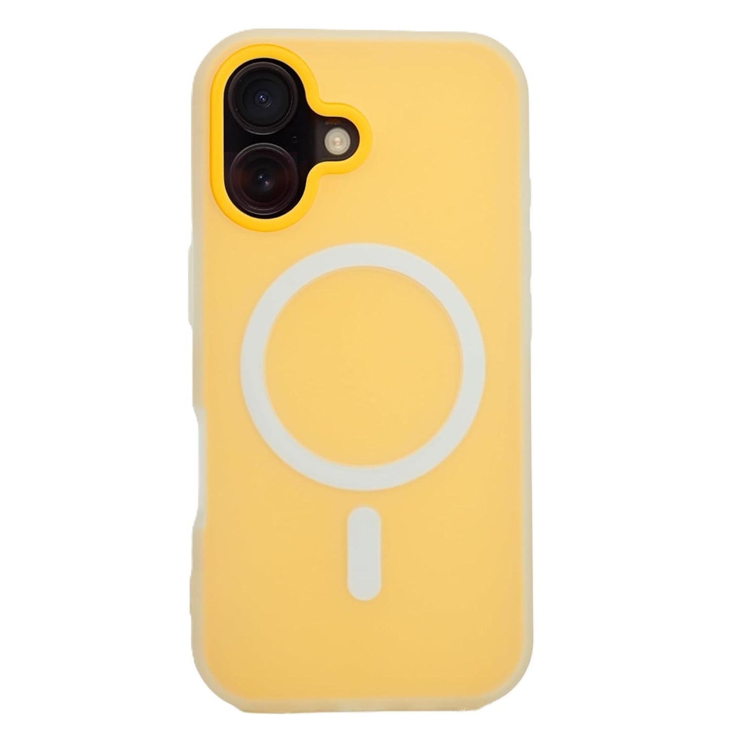 Husa Telefon Jelly Magnetic 2in1, Klevo, Compatibila cu Apple iPhone 17, din PC+TPU, Magsafe, Finisaj Mat, Portocaliu