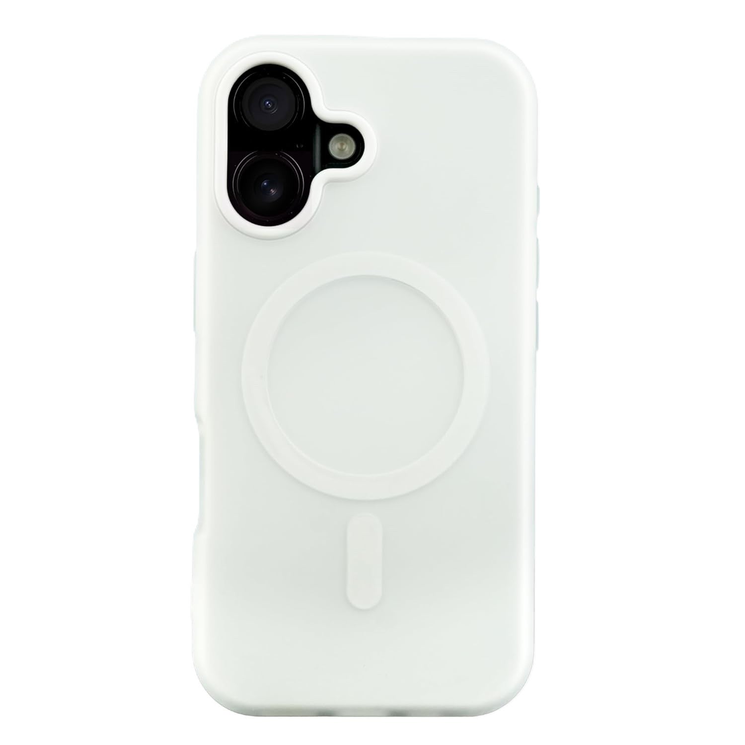 Husa Telefon Jelly Magnetic 2in1, Klevo, Compatibila cu Apple iPhone 17, din PC+TPU, Magsafe, Finisaj Mat, Alb