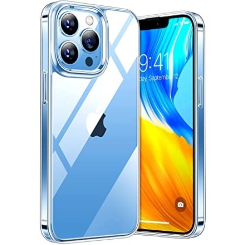 Husa TPU pentru iPhone 14 Pro Max, Klevo, Silicon, Protectie Antisoc, Transparenta