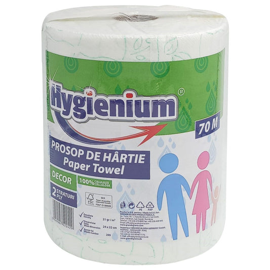 Hygienium Prosop Hartie Decor 2STR 70M Green