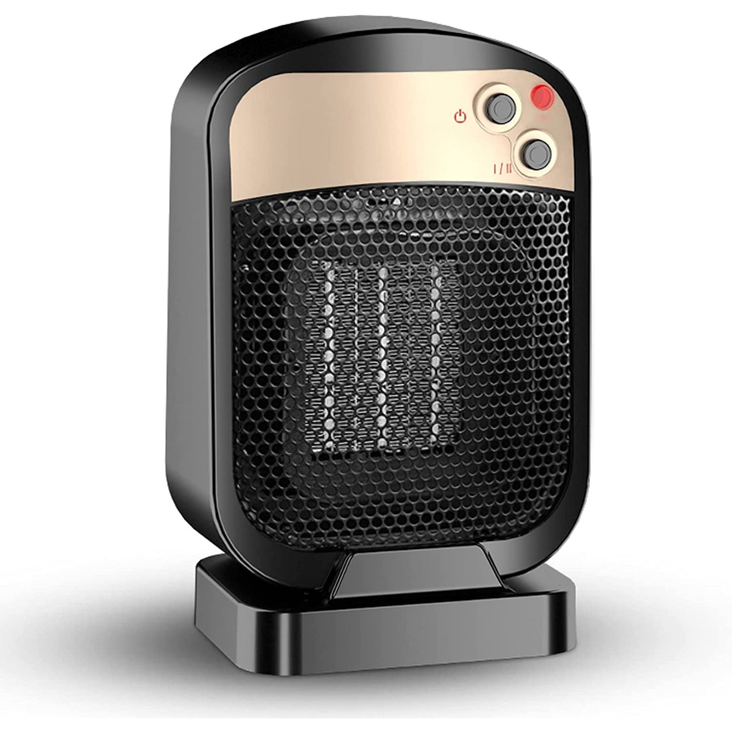 Radiator electric vertical mic Klevo, incalzitor cu 3 trepte de putere , 1800w, negru