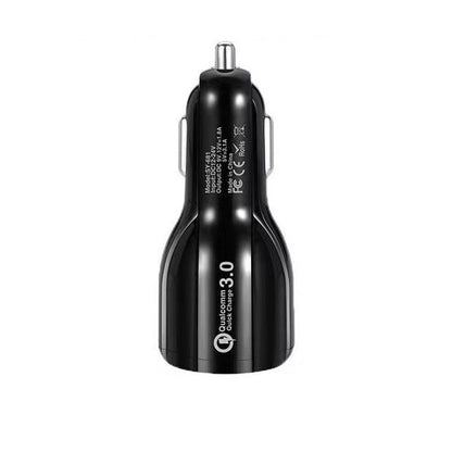 Incarcator Auto, Klevo, Pentru Bricheta, Incarcare Rapida, Interfata USB, 12V-24V, Negru
