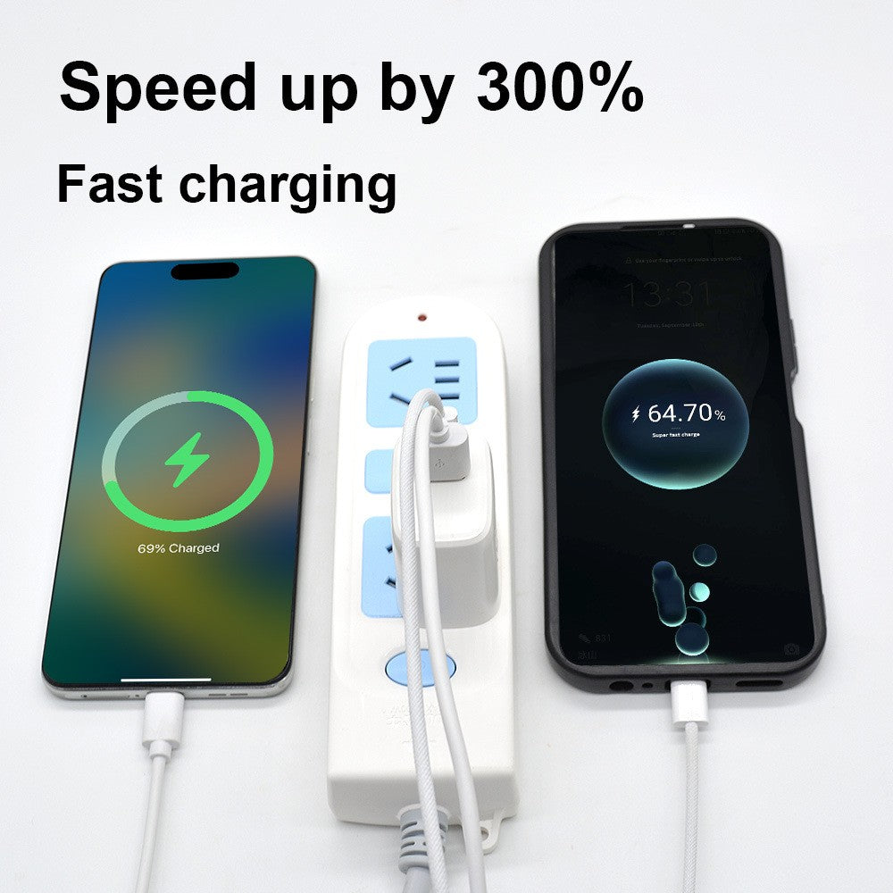 Incarcator Fast Charging pentru Telefon, Klevo, Dual Port USB-A si USB-C cu Cap de Incarcare Standard European, Power Delivery 20W Q.C 3.0, Alb