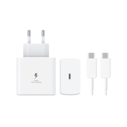 Incarcator Super Fast Charge, Klevo, Adaptor Fast Charge 45W, 5A, PD 3.0, Cablu 1m, Incarcator Fast Charge USB Type-C, Alb