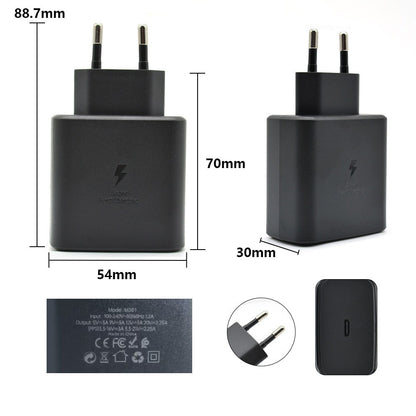 Incarcator Super Fast Charge, Klevo, Incarcator Retea Universal, Compatibil cu Port USB-C, Power Delivery 45W, Negru
