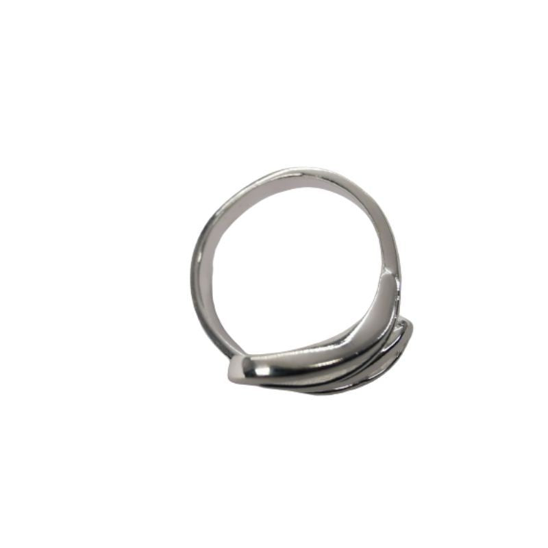Inel pentru Dama Argint 925, Jolie, Model Sarpe Dublu 5.2 gr, Marimea 60, 2.5 x 2 cm, Argintiu