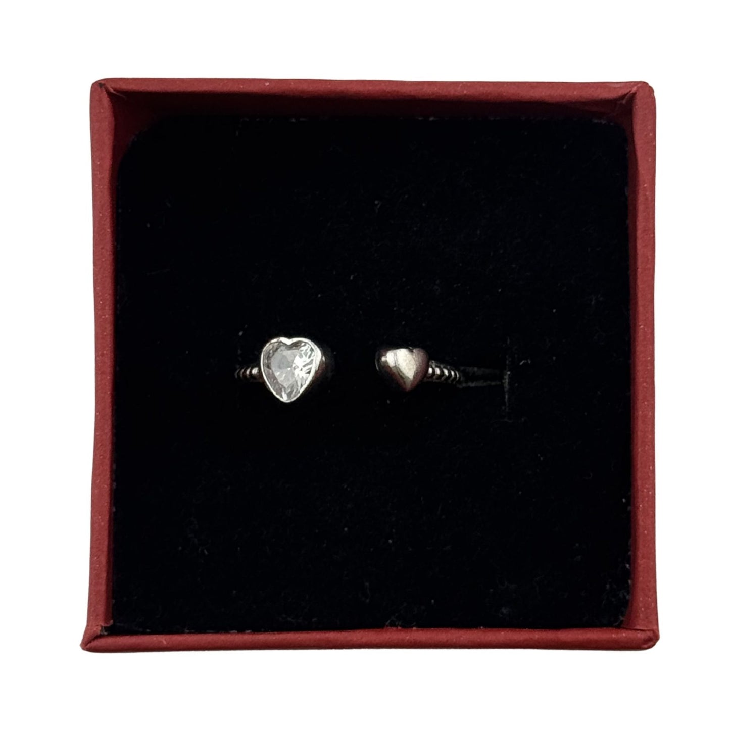 Inel din Argint 925, Jolie Silver, pentru Dama, Model Inima Desprinsa, 2.23 g, Argintiu