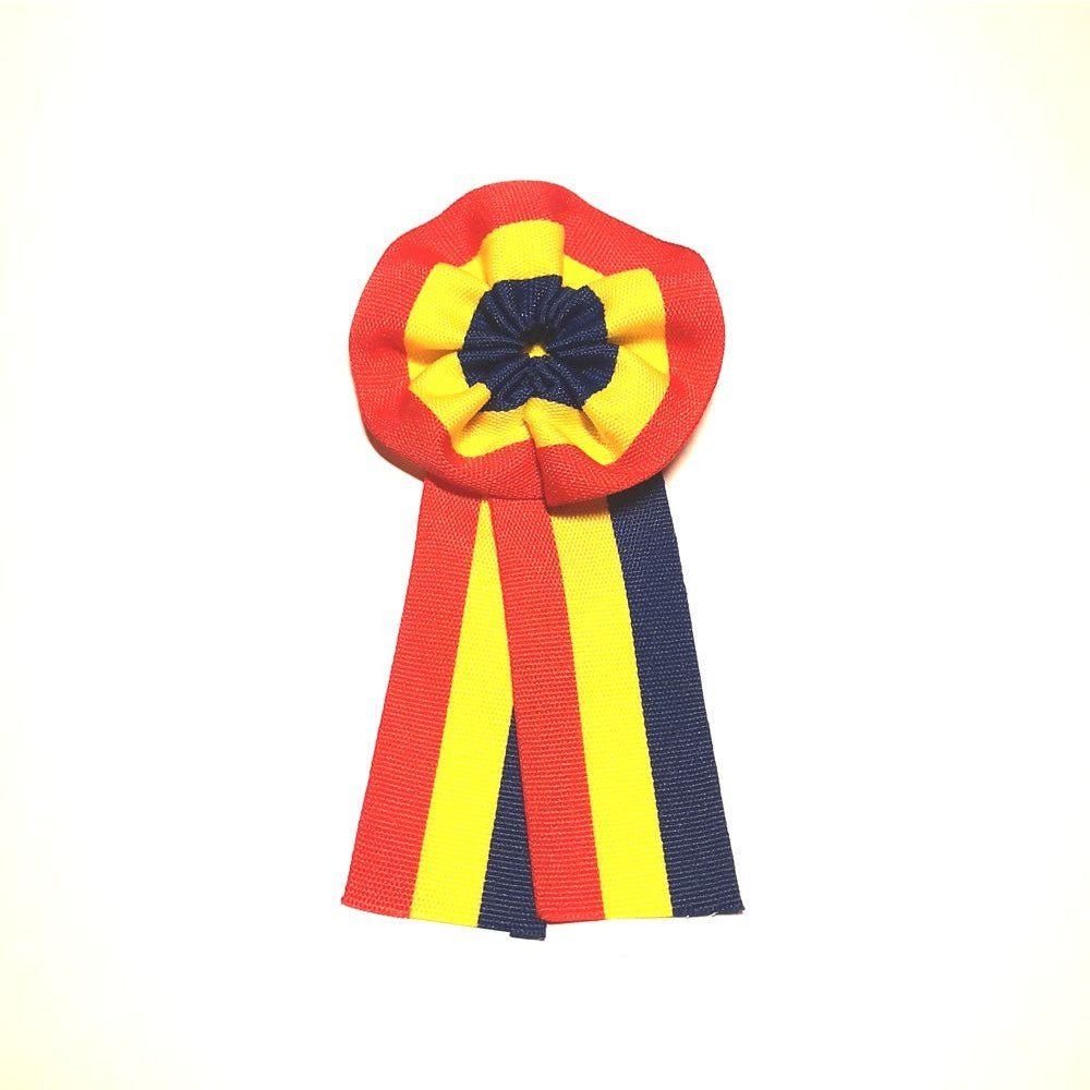 Insigna Textila tip Coarda, Klevo, Insigna Drapelul Romaniei, din Material Textil, 5.3 cm, insigna Tricolorul Romaniei, Multicolor