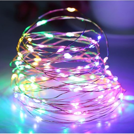 Instalatie Craciun, 5 metri, 50 LED-uri, multicolor RGB, sincronizare muzica, telecomanda 12 de functii, USB, fir cupru, liniar, interior/exterior, Klevo