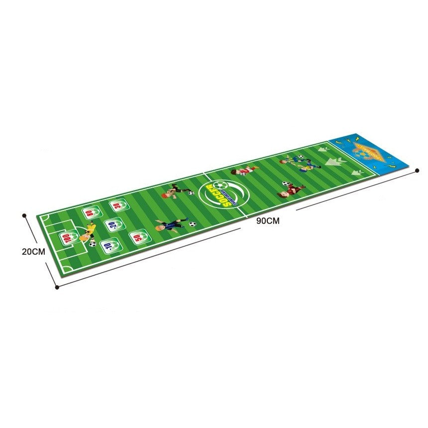 Joc Interactiv, Klevo, Covor de Fotbal 90 x 20 cm, 1-4 Jucatori, +5 Ani, 6 Mingi Incluse, Verde