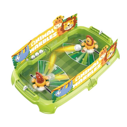 Joc de Masa Interactiv Lion Battle pentru Copii, Klevo, 4 Mingi, Tabela Scor, 40.7x27x14 cm, Verde