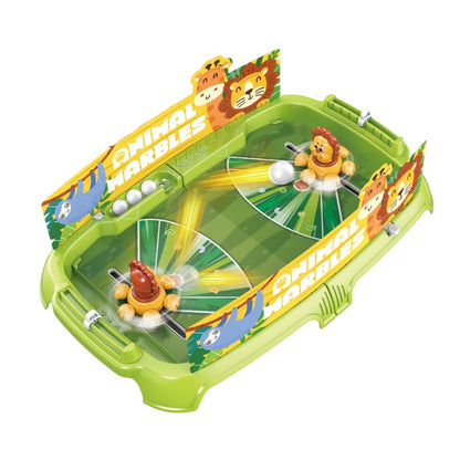 Joc de Masa Interactiv Lion Battle pentru Copii, Klevo, 4 Mingi, Tabela Scor, 40.7x27x14 cm, Verde