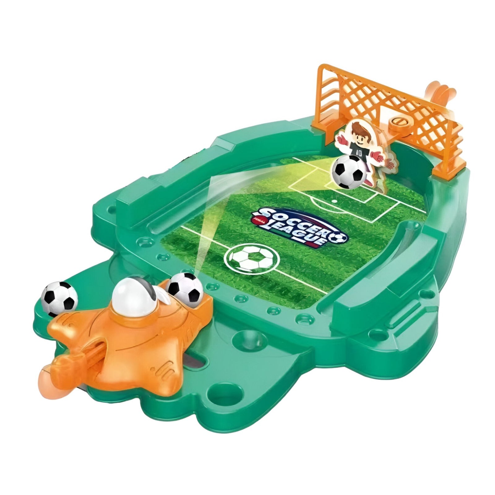 Joc de Masa Mini Fotbal Interactiv pentru Copii, Klevo, Board Game, Mingi si Figurine Incluse, 30x19.5x6.8 cm, Multicolor