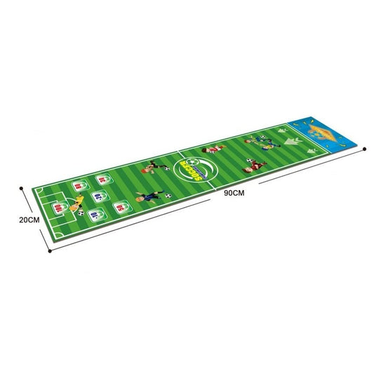 Joc Interactiv, Klevo, Covor de Fotbal 90 x 20 cm, 1-4 Jucatori, +5 Ani, 6 Mingi Incluse, Verde