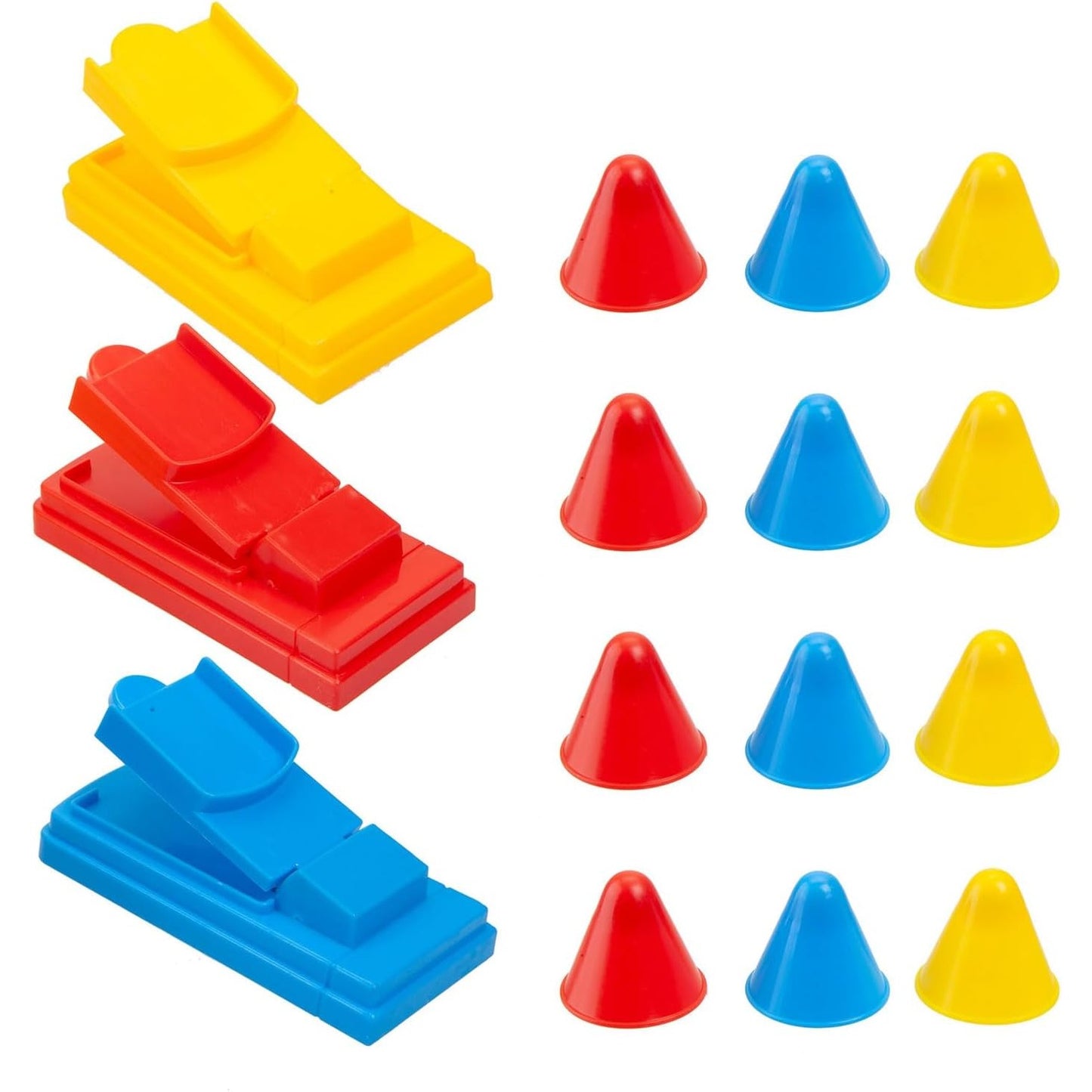 Joc Interactiv pentru Copii, Klevo, 3 Hats Off, Tabla de Joc, Figurine Palarii, +3 Ani, Multicolor