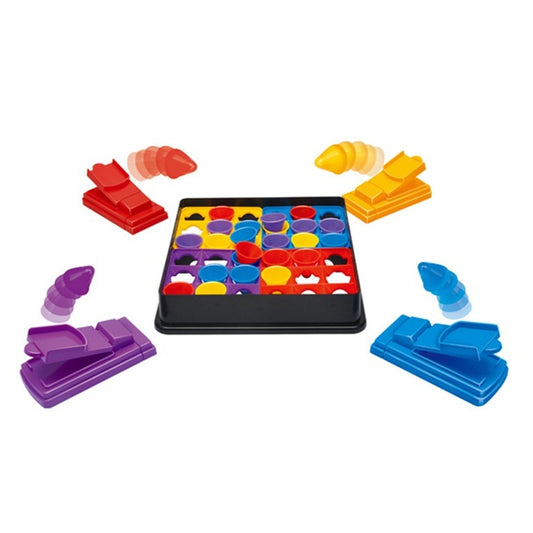 Joc Interactiv pentru Copii, Klevo, 4 Hats Off, Tabla de Joc, Figurine Palarii, +3 Ani, Multicolor