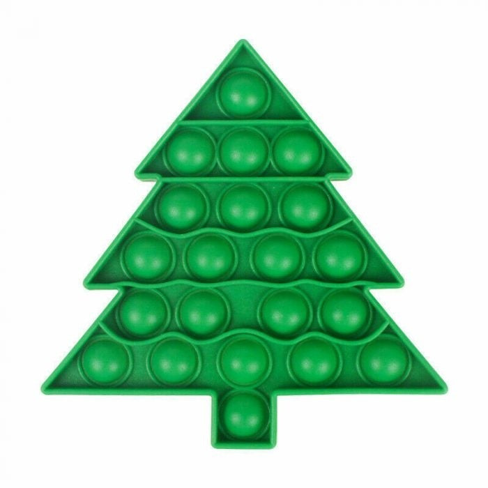 Jucarie antistres din silicon, Klevo, Pop It Now and Flip It, Brad, Verde
