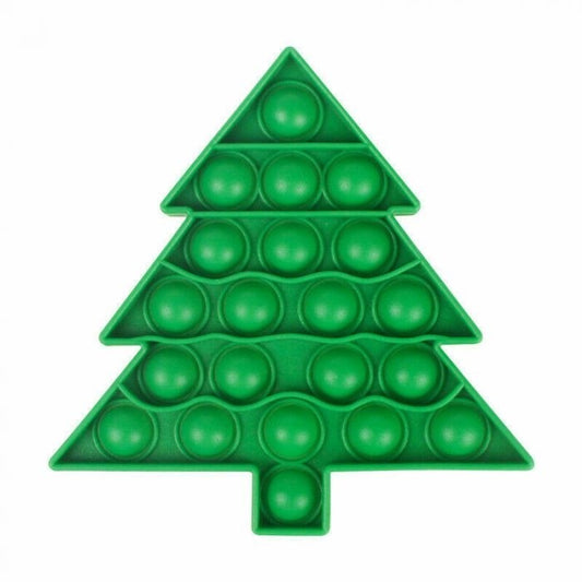 Jucarie antistres din silicon, Klevo, Pop It Now and Flip It, Brad, Verde