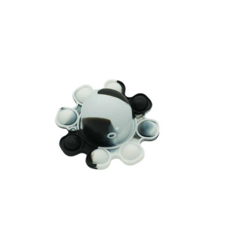 Jucarie antistres din silicon, Klevo®, Pop It Now and Flip It, Caracatita reversibila, Multicolor, V8