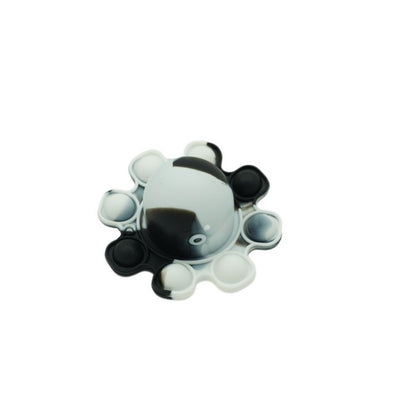 Jucarie antistres din silicon, Klevo®, Pop It Now and Flip It, Caracatita reversibila, Multicolor, V8