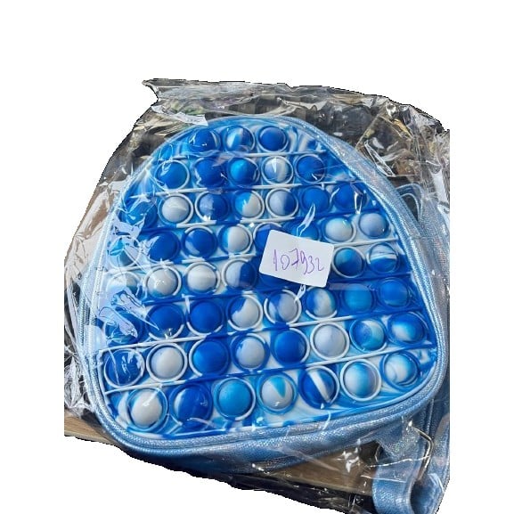 Jucarie antistres din silicon, Klevo, Pop It Now and Flip It, Ghiozdan, Model 5