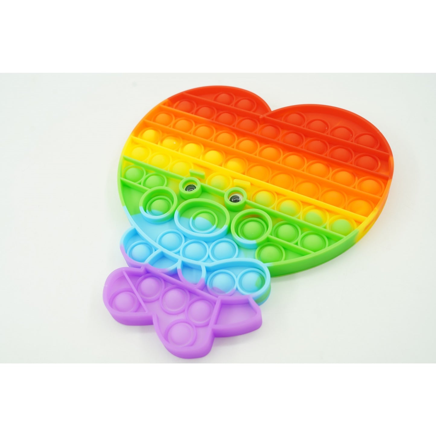 Jucarie antistres din silicon, Klevo, Pop It Now and Flip It, Maimuta mare, Multicolor
