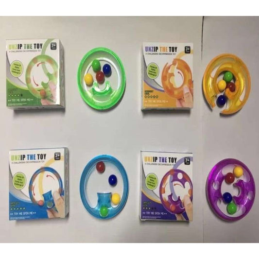 Jucarie antistres din silicon Klevo, Pop it Now and Flip It , Spin toy,Multicolor