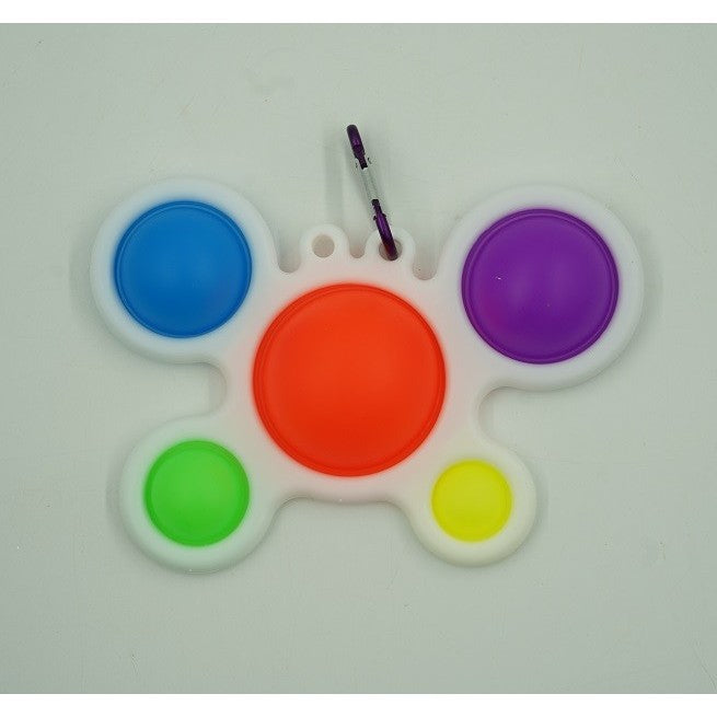 Jucarie Antistres Klevo - Fidget Toy, Simple Dimple, Crab, Multicolor