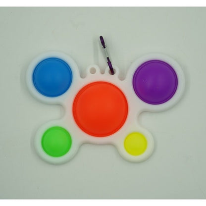 Jucarie Antistres Klevo - Fidget Toy, Simple Dimple, Crab, Multicolor
