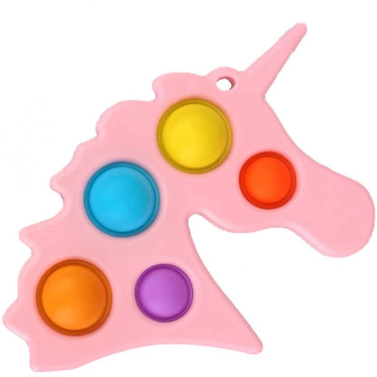 Jucarie Antistres Klevo - Fidget Toy, Simple Dimple, Unicorn, Roz