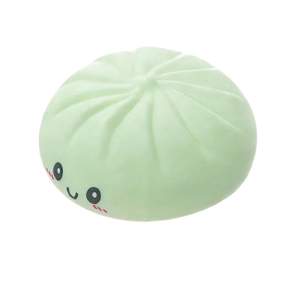 Jucarie Antistres, Klevo, Squishy Gigant, Model Galusca, cu Revenire Lenta, Jucarie Senzoriala Interactiva pentru Copii si Adulti, 8.5 cm, Verde