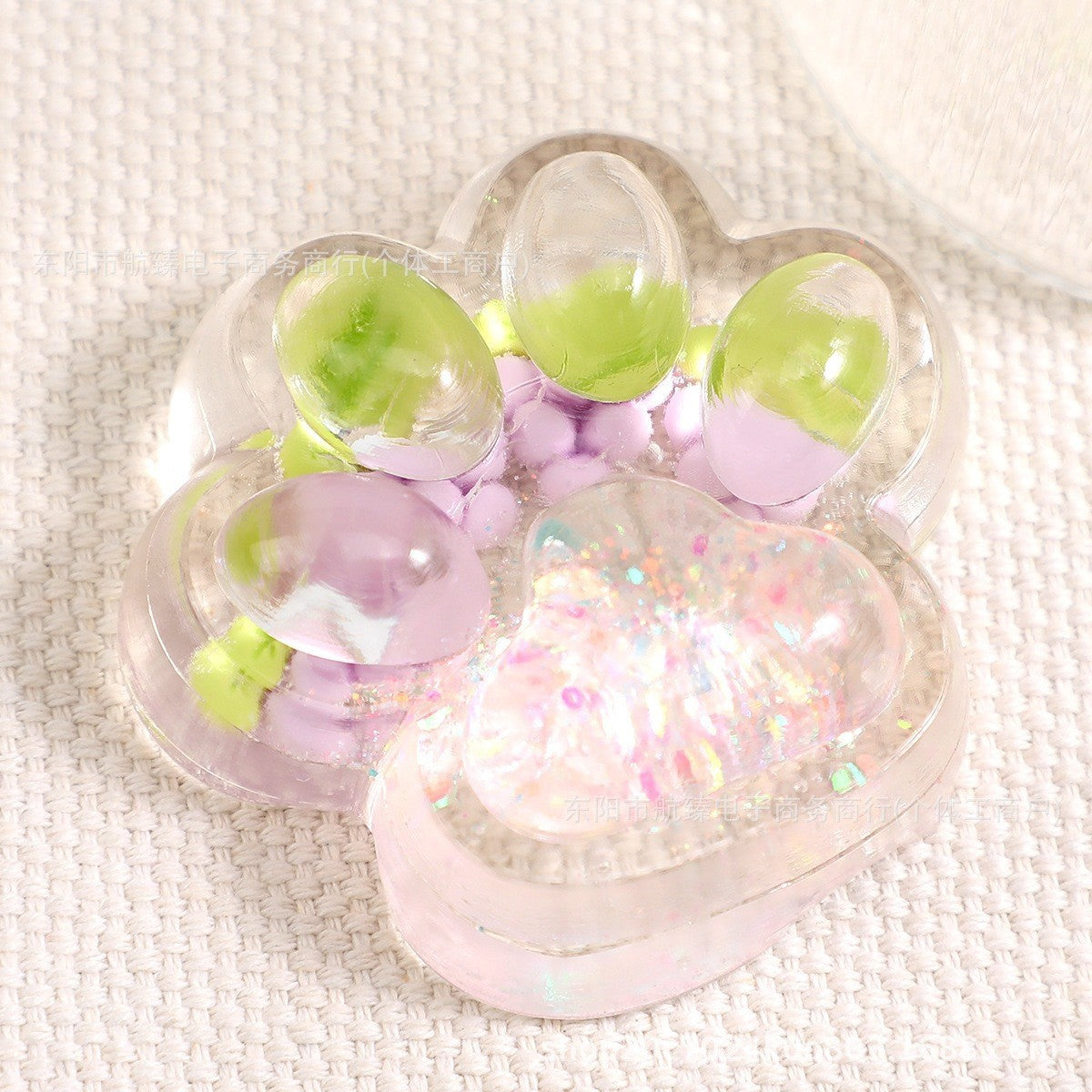 Jucarie Antistres Squishy, Klevo, cu Revenire Lenta, Labuta de Pisica Pufoasa, 7.5 cm, Ambalaj Transparent, Model 270524 Multicolor