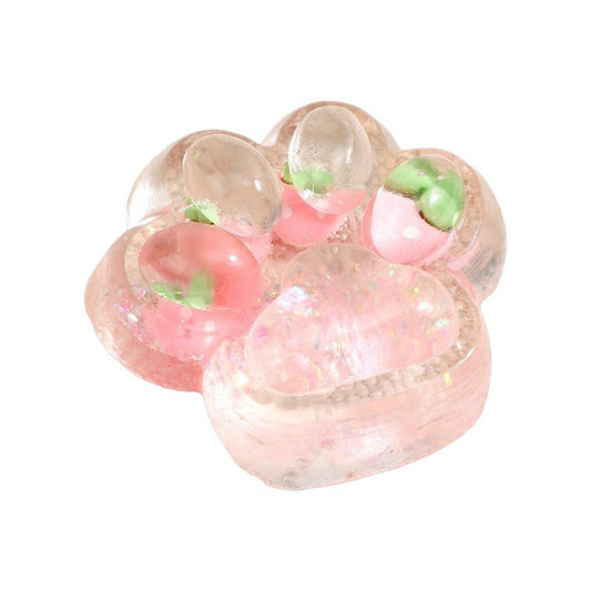 Jucarie Antistres Squishy, Klevo, cu Revenire Lenta, Labuta de Pisica Pufoasa, 7.5 cm, Ambalaj Transparent, Model 270522, Multicolor