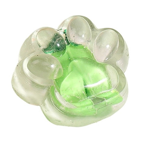 Jucarie Antistres Squishy, Klevo, Labuta de Pisica Pufoasa, cu Revenire Lenta, 7 x 6.5 cm, Model Legume, Multicolor