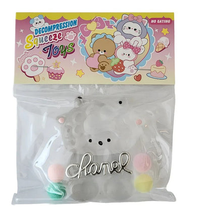 Jucarie Antistres Squishy, Klevo, cu Revenire Lenta, Squeeze Pinch, Family Model Animalute, Ambalaj Transparent