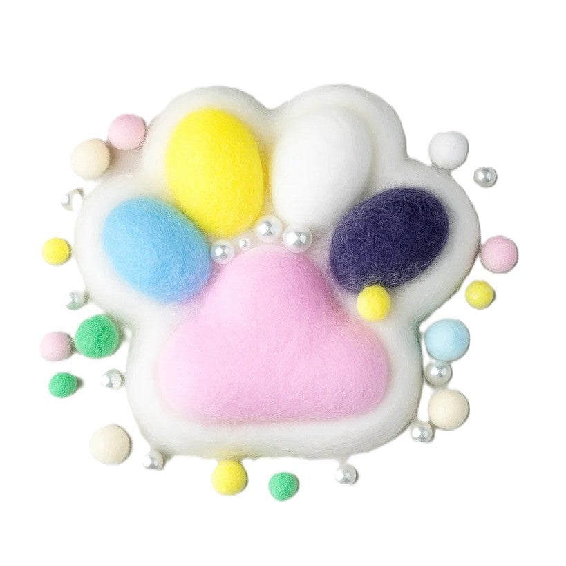 Jucarie Antistres Squishy, Klevo, cu Revenire Lenta, Squeeze Toys, Model Cat Paw, 12.5x10.5 cm, 220g, +3 Ani, din TPR, Model 9, Multicolor