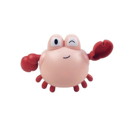 Jucarie de baie pentru copii, Klevo, crab roz