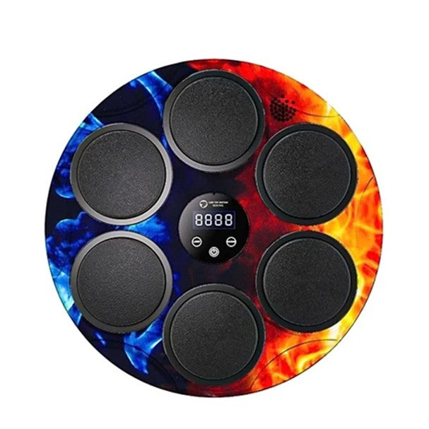 Jucarie de Boxat cu Muzica si Lumini, Klevo, Bluetooth, Incarcare USB, Aplicare cu Ventuze, 6 Tinte, 46x46x8 cm, 2000 g, Multicolor