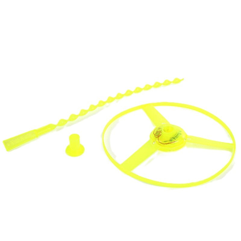 Jucarie Disc Zburator, Klevo, cu Lumini, Manual, din ABS, +14 Ani, Galben