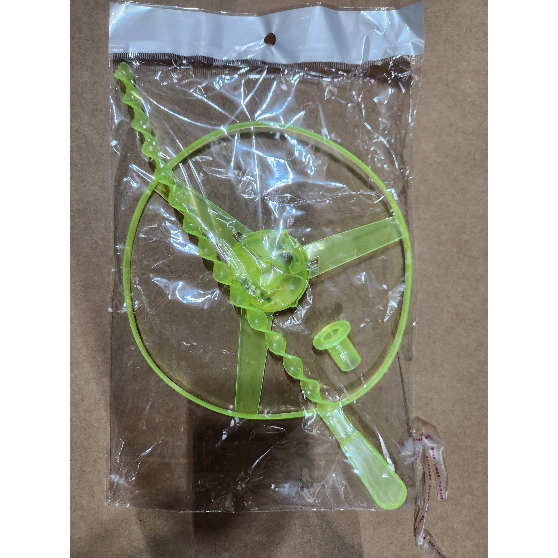 Jucarie Disc Zburator, Klevo, cu Lumini, Manual, din ABS, +14 Ani, Galben