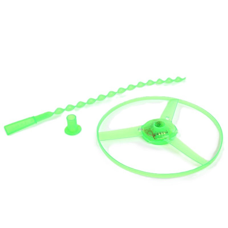 Jucarie Disc Zburator, Klevo, cu Lumini, Manual, din ABS, +14 Ani, Verde