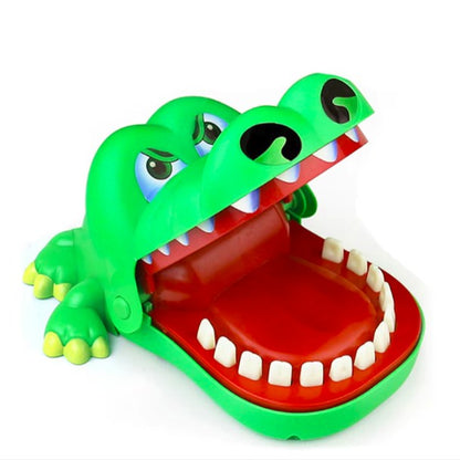 Jucarie interactiva Crocodil Dentist, Klevo, Joc de Grup/Familie, 13 Dinti, Extra Big 21 x 14.5 x 11 cm, Verde