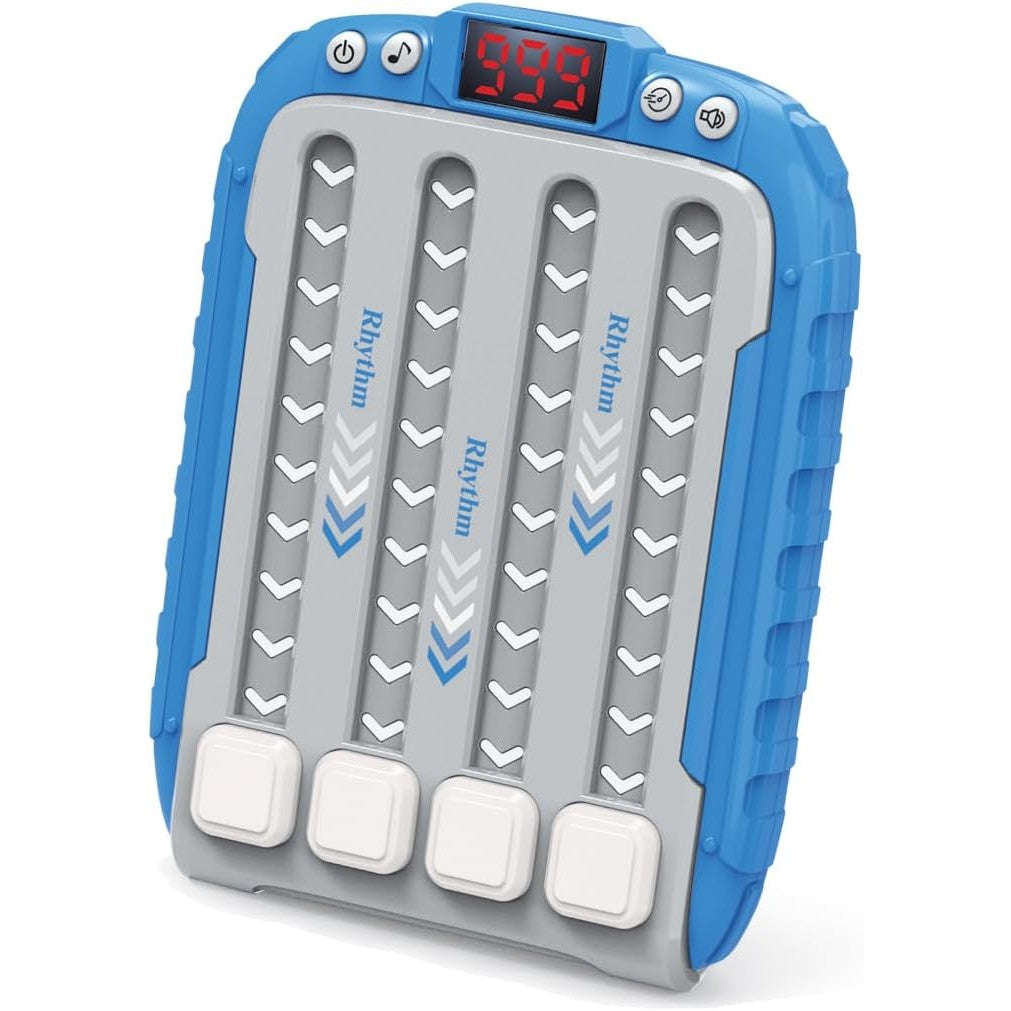 Jucarie Interactiva, Klevo, Joc Rhythm, +3 Ani, din ABS, 6 Niveluri, 15 x 3 x 11 cm, Functie Muzicala, Albastru