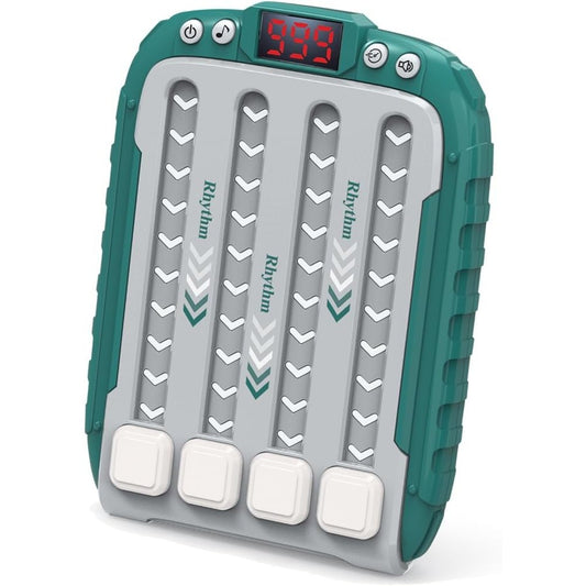 Jucarie Interactiva, Klevo, Joc Rhythm, +3 Ani, din ABS, 6 Niveluri, 15 x 3 x 11 cm, Functie Muzicala, Verde