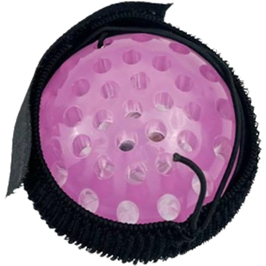 Jucarie Interactiva, Klevo, Minge Saltareata Crystal Ball, cu Banda Elastica, 6 cm, +7 Ani, din Plastic, Roz