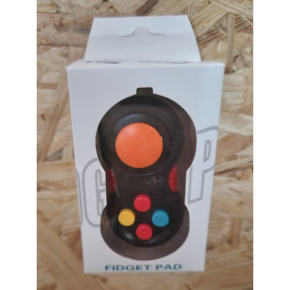Jucarie Interactiva, Klevo, Model Fidget Pad, Antistres, +3 Ani, Functii Multiple, 5.5 x 3.5 x 11 cm, Negru