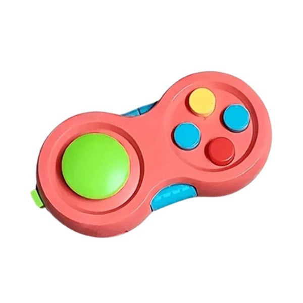 Jucarie Interactiva, Klevo, Model Fidget Pad, Antistres, +3 Ani, Functii Multiple, 5.5 x 3.5 x 11 cm, Roz