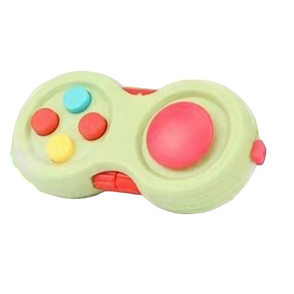 Jucarie Interactiva, Klevo, Model Fidget Pad, Antistres, +3 Ani, Functii Multiple, 5.5 x 3.5 x 11 cm, Verde